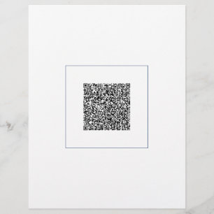 Papel Timbrado Design seu próprio Scan QR Code Letterhead Modelo