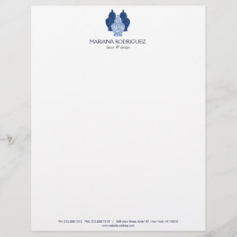 Papel Timbrado Designer de Logotipo Elegante de Potência de Jars