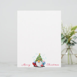 Papel Timbrado do Gnome de Natal