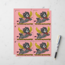 Papel Timbrado Dog Puppy Classroom Valentine Sheets