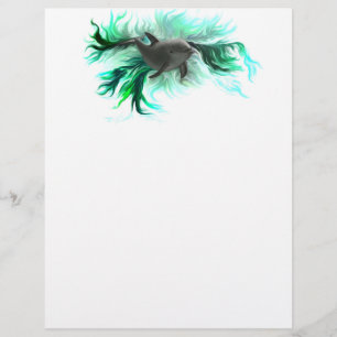 Papel Timbrado Dolphin Baby