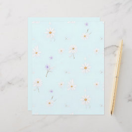 Papel Timbrado Dreamy Mint Meadow