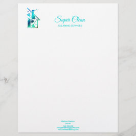Papel Timbrado Empregada doméstica Serviços de Limpeza profission