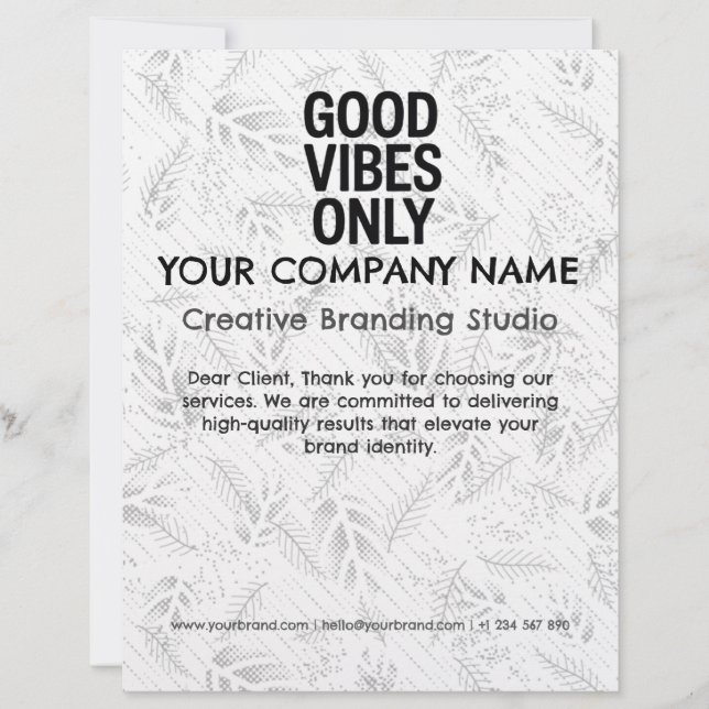 Papel Timbrado Empresa Comercial Papelaria Persona (Frente)