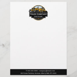 Papel Timbrado Empresa de Construção de Equipamentos Pesados Prof