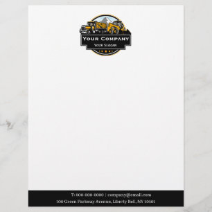 Papel Timbrado Empresa de Construção de Equipamentos Pesados Prof