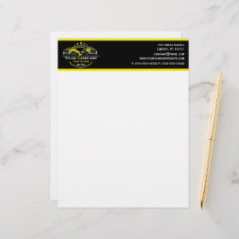 Papel Timbrado Empresa de reboque profissional, serviço de cabele