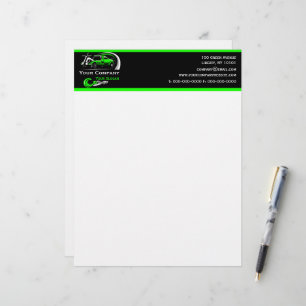 Papel Timbrado Empresa de Reboque Profissional, Serviço de Reboqu