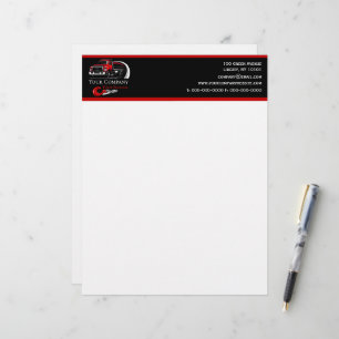 Papel Timbrado Empresa de Reboque Profissional, Serviço de Transp