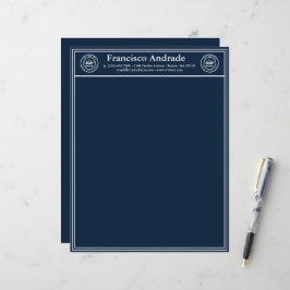 Papel Timbrado Empresa de Telhados | Serviços de Logotipo Persona