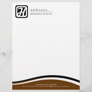 Papel Timbrado Empresa do Monograma Profissional