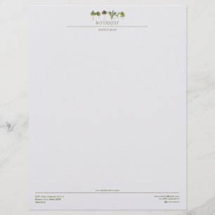 Papel Timbrado Empresas Botânicas