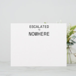 Papel Timbrado Escalado para Nenhum Lugar Profissional Minimalist