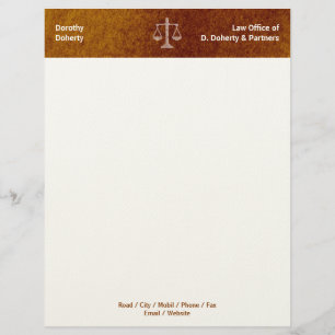 Papel Timbrado Escalas do cabeçalho do ESCRITÓRIO DE ADVOGADOS 