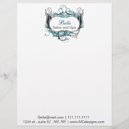 Papel Timbrado escaravanas, preto e branco