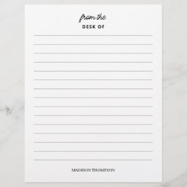 Papel Timbrado Escritório de Nomes Personalizados Vinculados