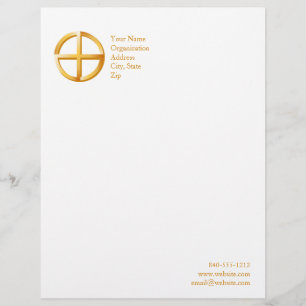 Papel Timbrado Espiritualidade nativa 8,5" x 11"