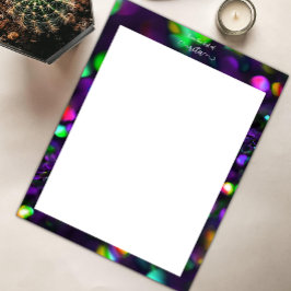 Papel Timbrado Espumantes roxos escuros