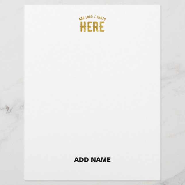 PAPEL TIMBRADO ESTILO MODERNO PERSONALIZÁVEL BRANCO VERIFICADO MA (Frente)