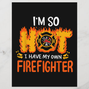 Papel Timbrado Estou tão quente que tenho meu próprio bombeiro