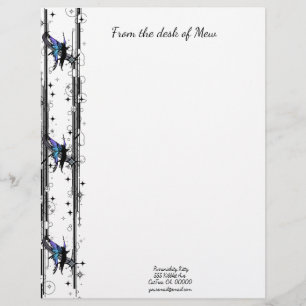 Papel Timbrado Estrela de Gato Cósmico