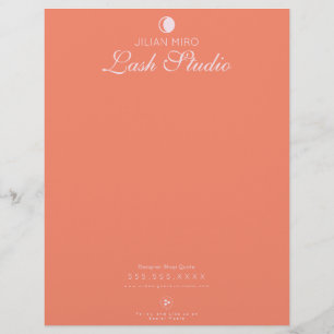 Papel Timbrado Estúdio de Cílios Modern Salon Beauty
