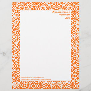 Papel Timbrado ET Circuity - Laranja e Branco