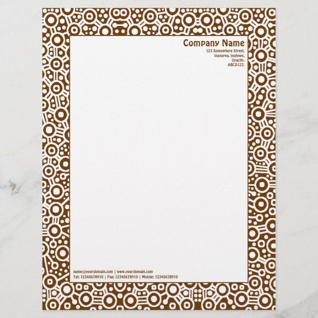 Papel Timbrado ET Circuity - Marrom Escuro (663300) (Frente)