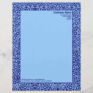Papel Timbrado ET Circuity - Tons de Azul