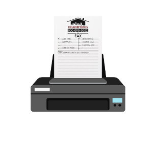 Papel Timbrado Fax preto do telhado