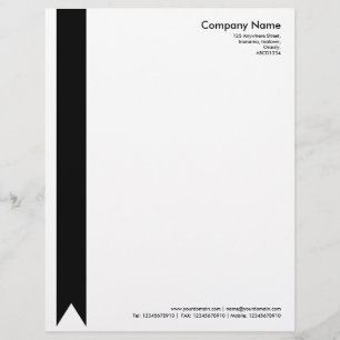 Papel Timbrado Fita - Preto