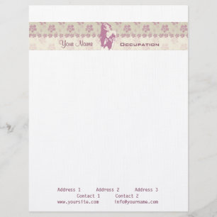Papel Timbrado Flor de Berry - Cabeça-de-Letra