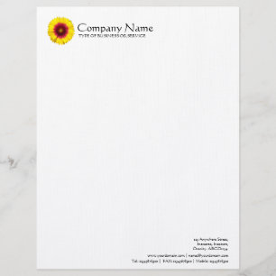Papel Timbrado Flor - flor geral