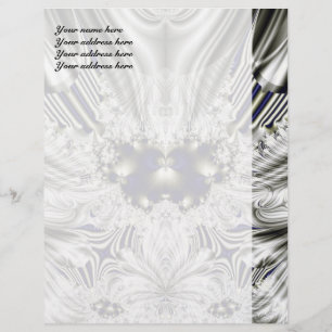 Papel Timbrado Flor Preta