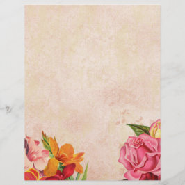 Papel Timbrado Floral