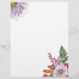 Papel Timbrado Floral
