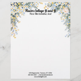 Papel Timbrado Flores Campestres