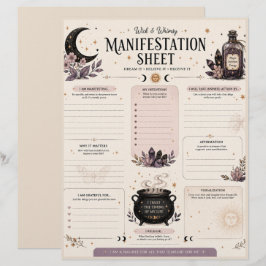 Papel Timbrado Folha de Manifestação Wick & Whimsy