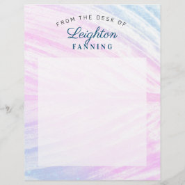 Papel Timbrado Folha Tropical Pintada