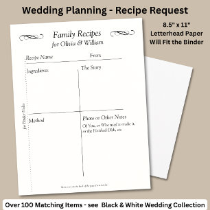 Papel Timbrado Folhas de Receitas de Família, Rolagem Infinita Pr