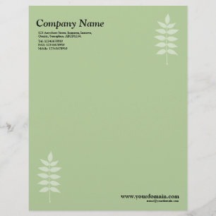 Papel Timbrado Folhas Legais - Verde