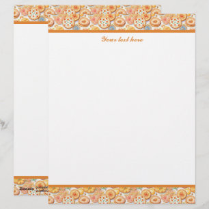 Papel Timbrado Fornecedores de padaria fofa biscoitos personalizá