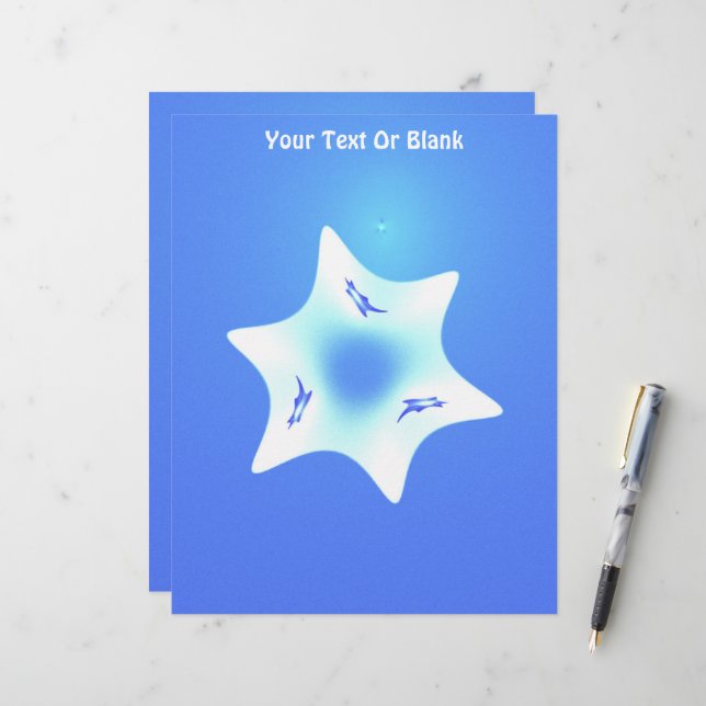 Papel Timbrado Fractal Magen Lavan (Frente/Verso In Situ)