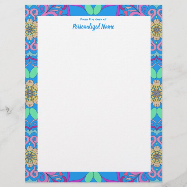 Papel Timbrado Frame Fiesta Unline (Frente)