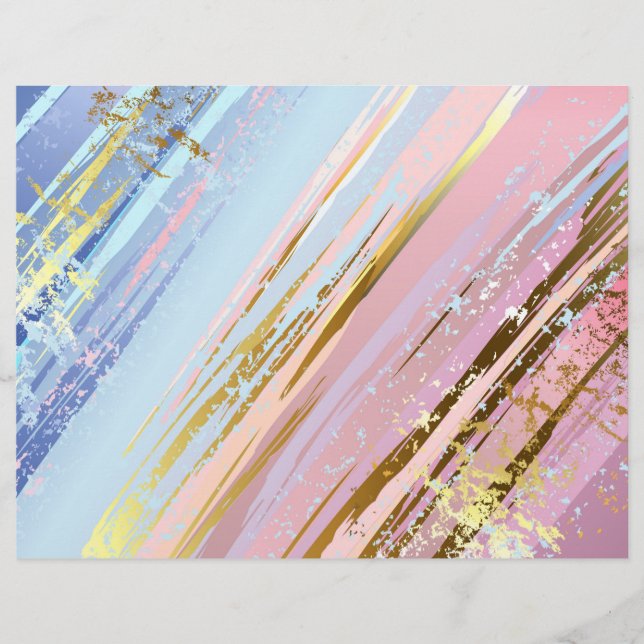 Papel Timbrado Fundo Rosa Texturizado (Frente)