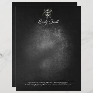 Papel Timbrado Gato de galinha bonito com relógios e marchas.