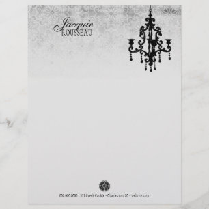 Papel Timbrado GC - cabeçalho de Passione Gris do brilho