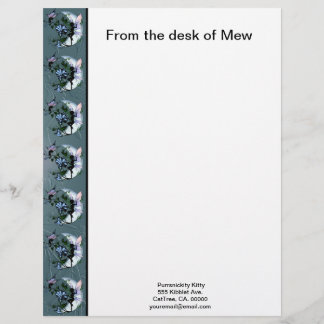 Papel Timbrado Glória da Manhã - Fada da Sombra e Gato Cósmico