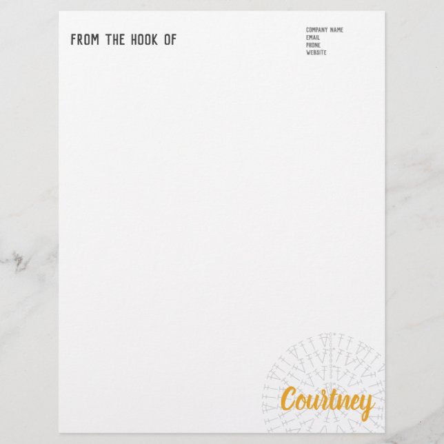 Papel Timbrado Gráfico de Cortes de Cores Personalizados (Frente)