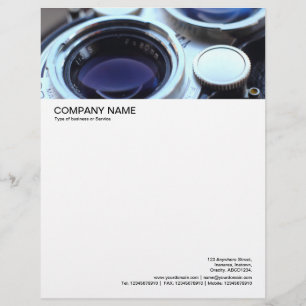 Papel Timbrado Grande encabeçamento da imagem - câmera do vinta